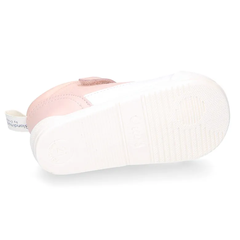 Deportiva botita niños Blanditos by Crio’s sin cordones y elásticos en piel.