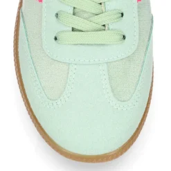 Deportiva moda mujer con cordones en color aguamarina.