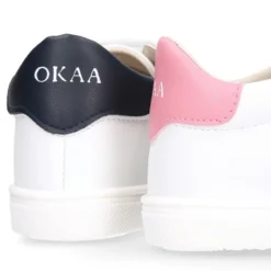 Deportiva niños colegial Okaa Flex rayas laterales. Modelo RESPETUOSO.