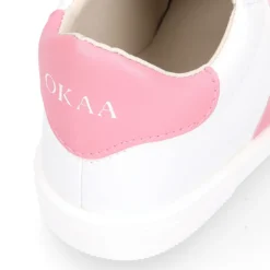 Deportiva niños colegial Okaa Flex rayas laterales. Modelo RESPETUOSO.