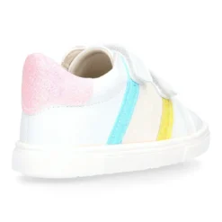 Deportiva niños Okaa Flex rayas laterales de colores. Modelo RESPETUOSO.