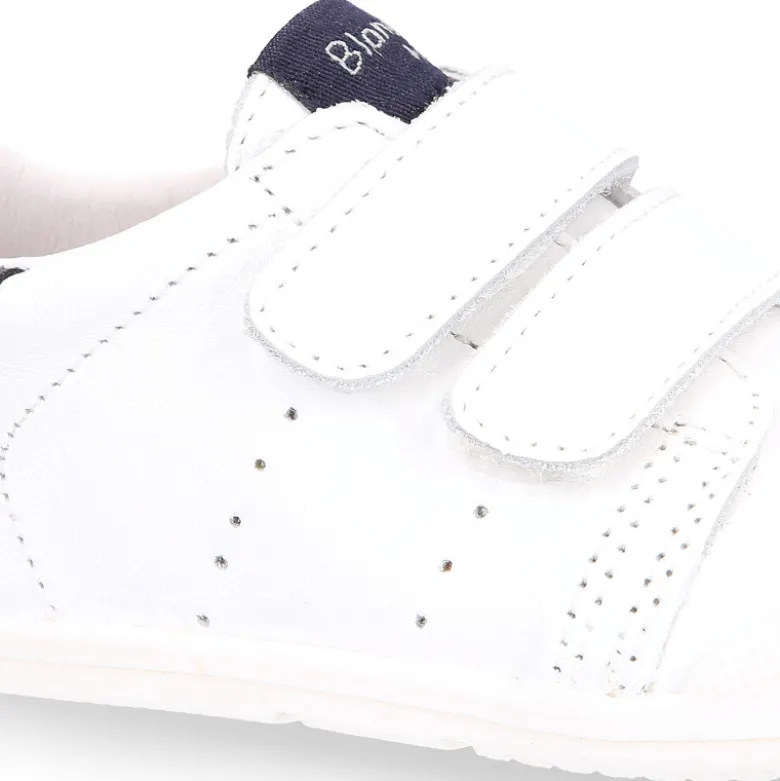 Deportivas Colegiales Blanditos by Crio´s París sin cordones en piel suave