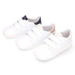 Deportivas Colegiales Blanditos by Crio´s París sin cordones en piel suave