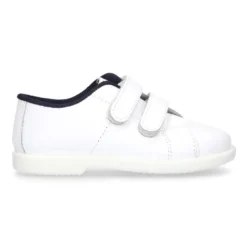 Deportivo niño peques sin cordones en piel lavable.