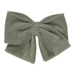 Lazo niña para pelo con pinza pico pato en micro pana en colores Cóndor.