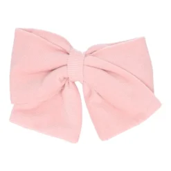 Lazo niña para pelo con pinza pico pato en micro pana en colores Cóndor.