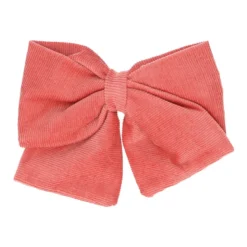 Lazo niña para pelo con pinza pico pato en micro pana en colores Cóndor.