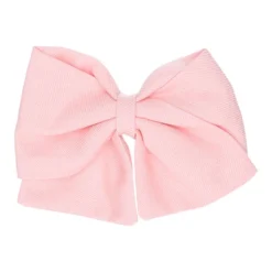 Lazo para el pelo de niña en tela de colores de primavera verano con pinza pico pato.
