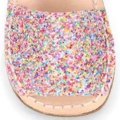 Menorquina niña respetuosa Okaa Flex con glitter.