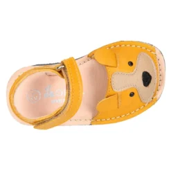 Menorquina niños PERRITO en piel suave y suela flexible.