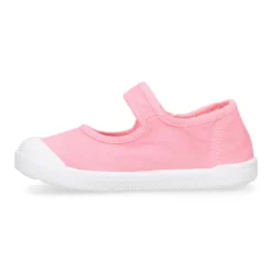 Mercedita BAREFOOT niña sin cordones en lona en color rosa