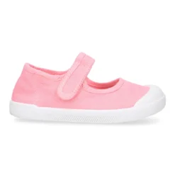 Mercedita BAREFOOT niña sin cordones en lona en color rosa