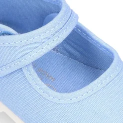 Mercedita bebé niña lona piqué colores pasteles suela SUPER FLEXIBLE.