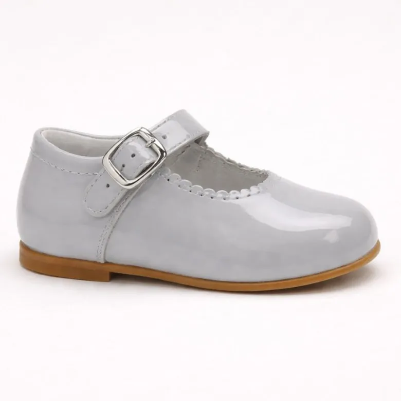Mercedita de piel charol niña con hebilla – Colección ceremonia