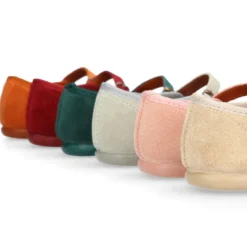 Mercedita niña colores Cóndor con hebilla en piel serraje.
