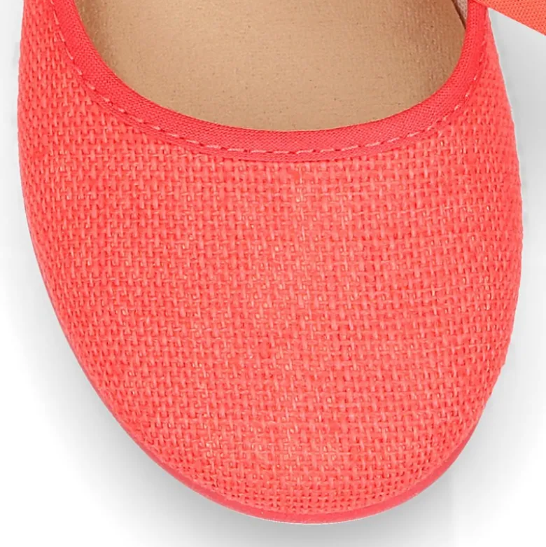 Mercedita niña con LAZO al tobillo en LINO y en colores de moda.
