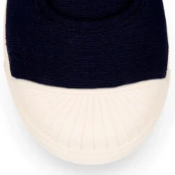 Mercedita niña tipo ANGELITO en lona con puntera y doble lazo Vichy.