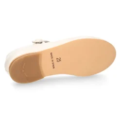 Mercedita niña tipo PEPITO en piel NAPA PORCELANA.