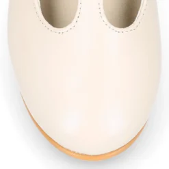 Mercedita niña tipo PEPITO en piel NAPA PORCELANA.