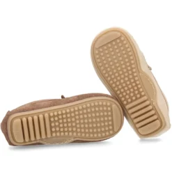 Mocasín Antifaz Peques piso conductor en serraje.