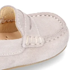 Mocasín Antifaz Peques piso conductor en serraje.