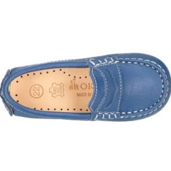 Mocasín con antifaz en piel NAPA SUAVE para peques.