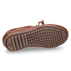 Mocasín con lazos en piel EXTRA SUAVE.