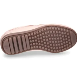 Mocasín mayores con lazos en piel EXTRA SUAVE en colores pasteles.
