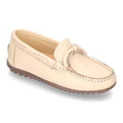 Mocasín mayores con lazos en piel EXTRA SUAVE en colores pasteles.