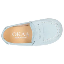 Mocasín niño antifaz en Serratex en colores pasteles.
