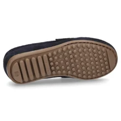 Mocasín Niño aplique CINTA contraste en piel serraje.