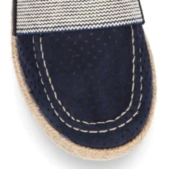 Mocasín niño con elástico tipo alpargata en lona MIL PUNTOS.
