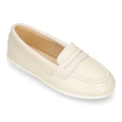 Mocasín niño en piel con diseño con ANTIFAZ.