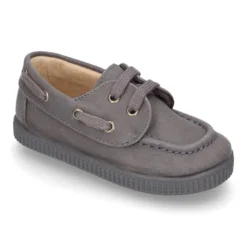 Naútico Niños con cordones en Serratex encerado.