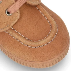 Naútico Niños con cordones en Serratex encerado.