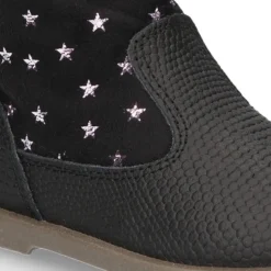 Nueva Bota en piel combinada con Serratex estampado con ESTRELLAS.