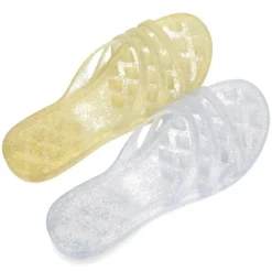 Nueva Cangrejera Moda tipo ZUECO con tiras para playa y piscina.