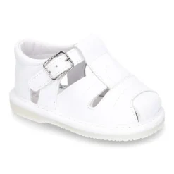 Nueva Sandalia tipo pepito en piel suave para niños bebés.