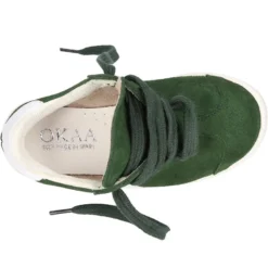 Nueva Zapatilla MODA con cordones en piel serraje.