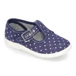 Nuevo pepito con hebilla en lona con ESTRELLAS.
