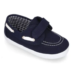 Náutico Lona algodón sin cordones.