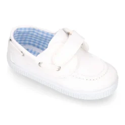 Náutico Lona algodón sin cordones.