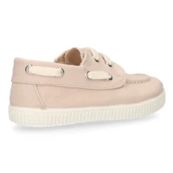 Náutico Lona piqué algodón con cordones.