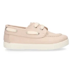 Náutico Lona piqué algodón con cordones.