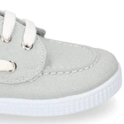 Náutico Lona piqué algodón con cordones.