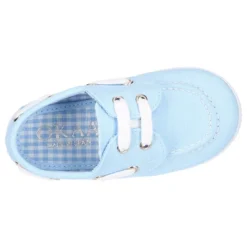 Náutico Lona piqué algodón con cordones.