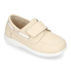 Náutico niño piel lavable sin cordones.