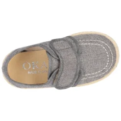 Náutico Niño tipo Alpargata en lona sin cordones.
