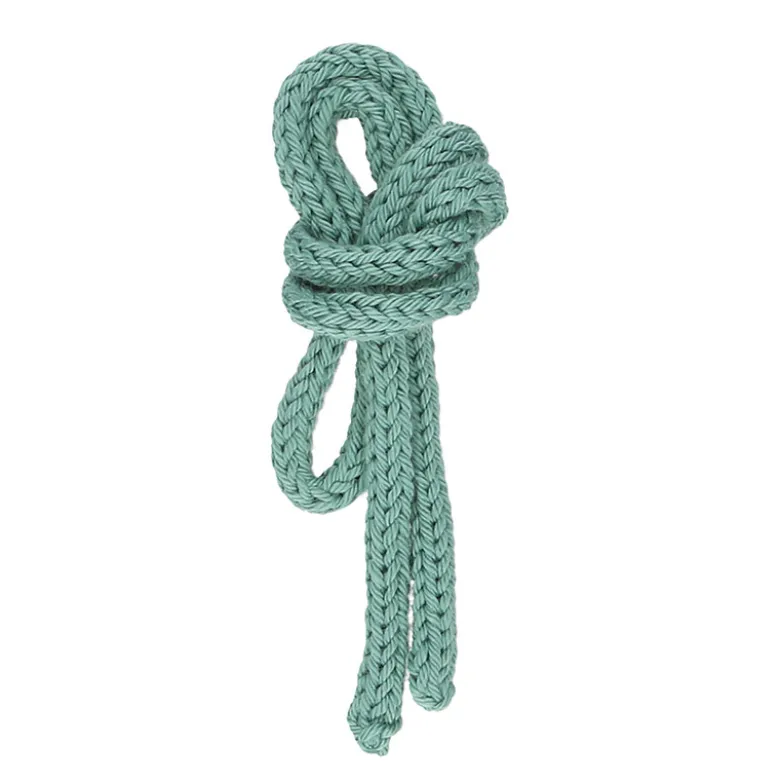Pack de seis cordones para el pelo de niña en lana de colores agua.