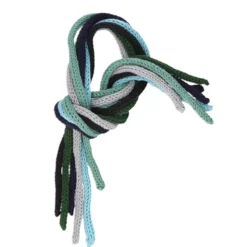 Pack de seis cordones para el pelo de niña en lana de colores agua.